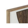 DKD Home Decor Cuadro Blanco Multicolor para Pared, Madera Reciclada, 62 x 82 x 4 cm