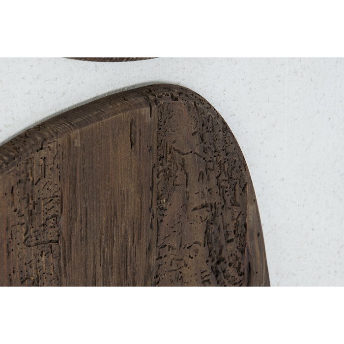 DKD Home Decor Cuadro Blanco Multicolor para Pared, Madera Reciclada, 62 x 82 x 4 cm