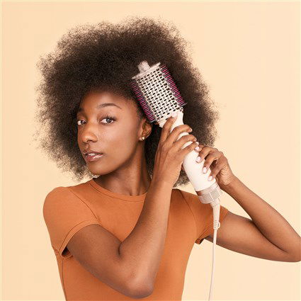 Shark HT212EU Cepillo de Aire Caliente 2 en 1 con Tecnología ThermaPath para Secar, Alisar y Dar Volumen sin Encrespamiento