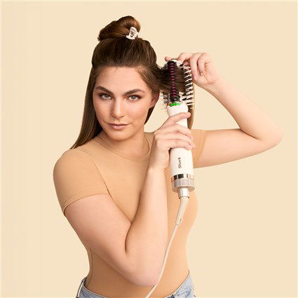 Shark HT212EU Cepillo de Aire Caliente 2 en 1 con Tecnología ThermaPath para Secar, Alisar y Dar Volumen sin Encrespamiento