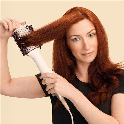 Shark HT212EU Cepillo de Aire Caliente 2 en 1 con Tecnología ThermaPath para Secar, Alisar y Dar Volumen sin Encrespamiento