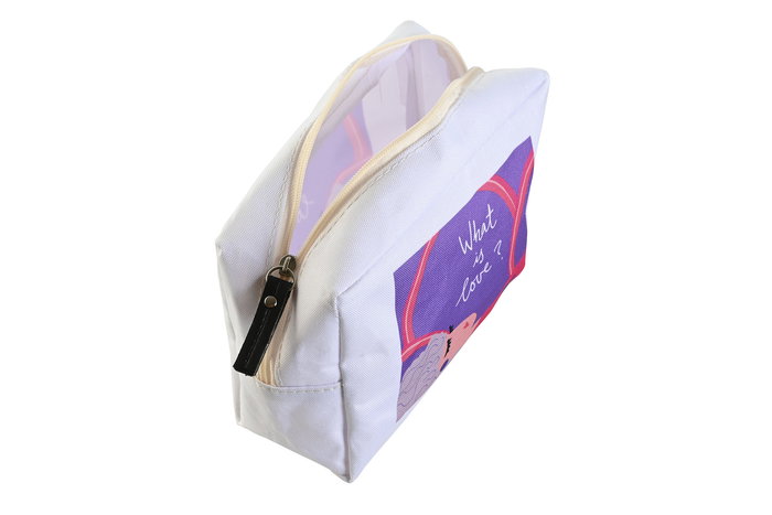 DKD Home Decor Neceser Urban Love is in the air 23 Multicolor Blanco Canvas 6 x 12 x 15 cm (4 Unidades) DKD Home Decor Neceser Urban Love is in the air 23 Multicolor Blanco Canvas 6 x 12 x 15 cm (4 Unidades)