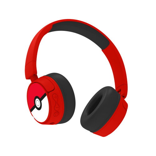 OTL Technologies Auriculares Infantiles Bluetooth Poké Ball Rojo PK1000