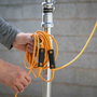 Tether Tools TetherPro USB-C a USB-C ángulo recto naranja 9.4m