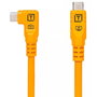 Tether Tools TetherPro USB-C a USB-C ángulo recto naranja 9.4m