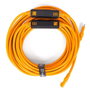 Tether Tools TetherPro USB-C a USB-C ángulo recto naranja 9.4m