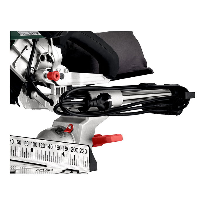 Metabo KGS 254 M Sierra ingletadora de doble bisel 254 mm (KGS254M) 4500 RPM, corte 215x47 mm, 1450 W