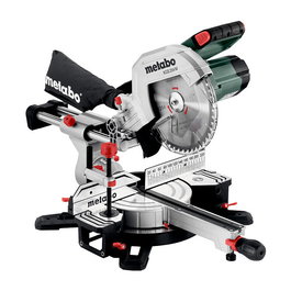 Metabo KGS 254 M Sierra ingletadora de doble bisel 254 mm (KGS254M) 4500 RPM, corte 215x47 mm, 1450 W