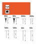 Black+Decker Surtido de clavos 1125 piezas
