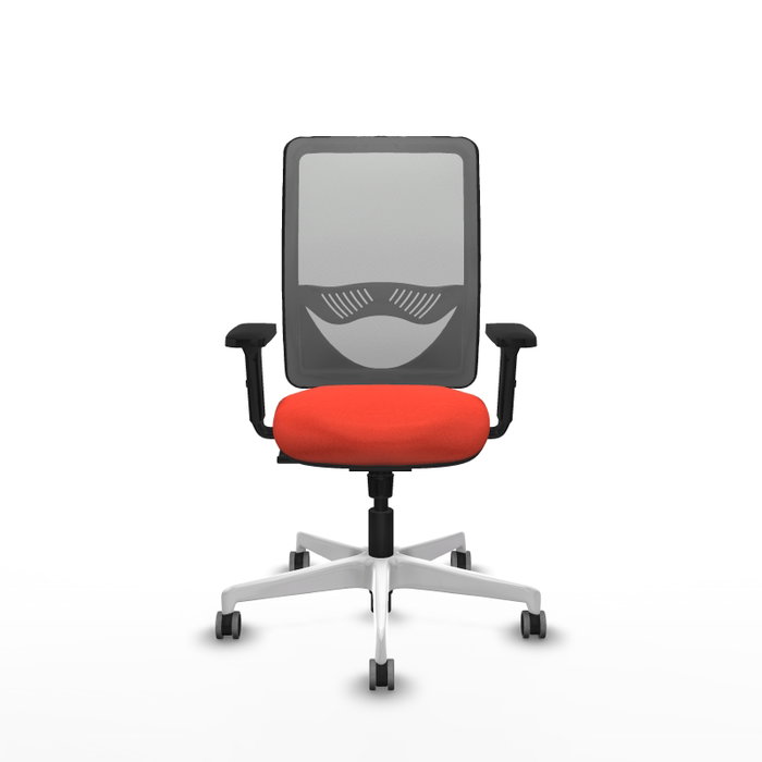 PIQUERAS Y CRESPO Silla de oficina Zulema con mecanismo Sincro, Naranja oscuro y Gris PIQUERAS Y CRESPO Silla de oficina Zulema con mecanismo Sincro, Naranja oscuro y Gris