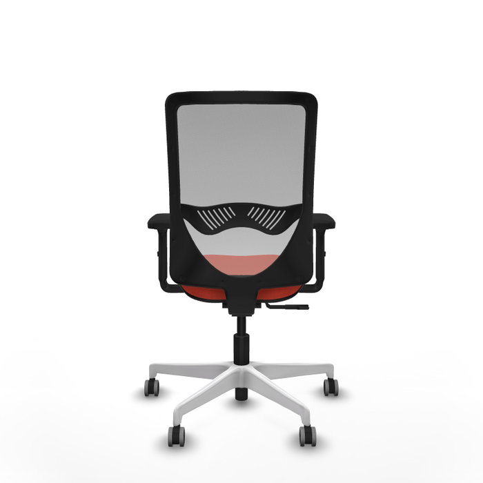 PIQUERAS Y CRESPO Silla de oficina Zulema con mecanismo Sincro, Naranja oscuro y Gris PIQUERAS Y CRESPO Silla de oficina Zulema con mecanismo Sincro, Naranja oscuro y Gris
