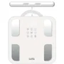 Laica Báscula de Baño PS1072 Inteligente con Análisis Corporal Completo, 30 Mediciones, Hasta 180 kg, Conexión Smartphone, Cristal Templado