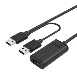 Unitek Extensor USB 2.0 Y-278 de 10 metros, negro