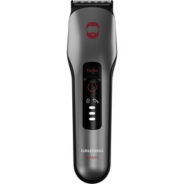 GRUNDIG Cortapelo y Barbero Recargable Wet&Dry, Turbo y LED de Carga, Incluye Peines y Accesorios