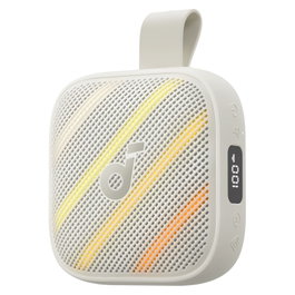 Anker Soundcore Boom Go 3i Altavoz Portátil IP68 Resistente al Agua y Caídas, Bluetooth, 15W, 24h Autonomía, USB-C, Pantalla, Color Beige