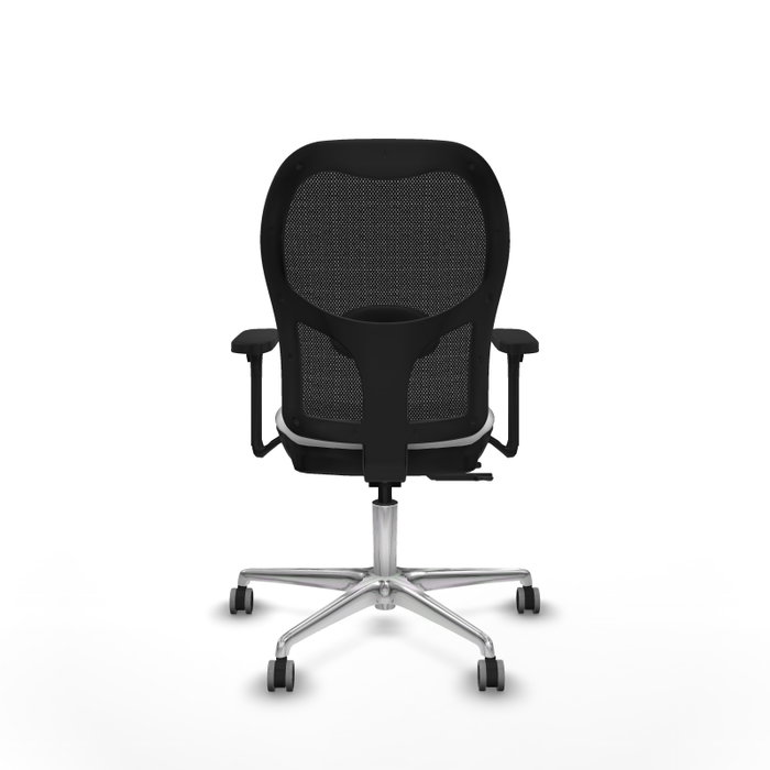 PIQUERAS Y CRESPO Silla de oficina Jorquera con mecanismo Sincro/Traslack, Blanco y Negro PIQUERAS Y CRESPO Silla de oficina Jorquera con mecanismo Sincro/Traslack, Blanco y Negro