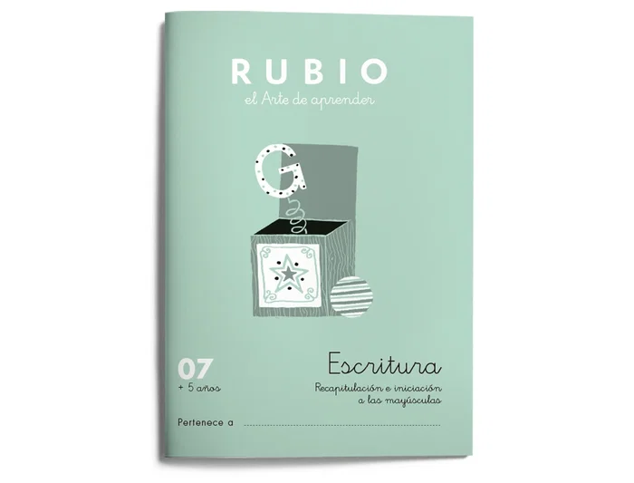 Rubio Cuaderno Caligrafía Nº 07 Certificado FSC 15x213x155 mm