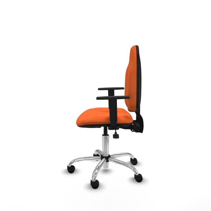 PIQUERAS Y CRESPO Silla de oficina Algarra Naranja con mecanismo Asincro PIQUERAS Y CRESPO Silla de oficina Algarra Naranja con mecanismo Asincro