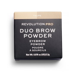 REVOLUTION PRO, Vegano, Polvo para cejas, Topo, 2.2 g