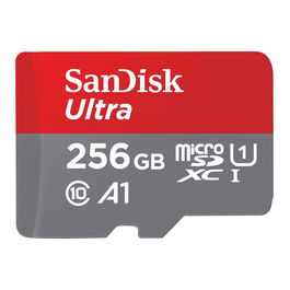 SanDisk - Tarjeta de Memoria Ultra MicroSDXC 256GB UHS-I U1 Clase 10 A1 150MB/s con Adaptador SD