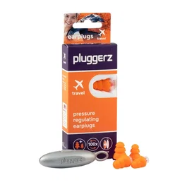 Pluggerz Conjunto Travel Sound Control Tapones para los oídos, 4 uds