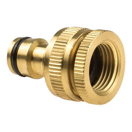 Cellfast Conector Roscado Hembra Latón Brass 6 bar ½ pulg - ¾ pulg Blíster