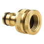 Cellfast Conector Roscado Hembra Latón Brass 6 bar ½ pulg - ¾ pulg Blíster