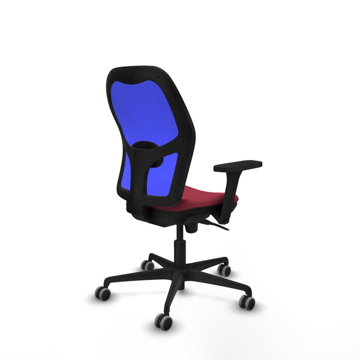 PIQUERAS Y CRESPO Silla de oficina Jorquera Granate y Azul PIQUERAS Y CRESPO Silla de oficina Jorquera Granate y Azul