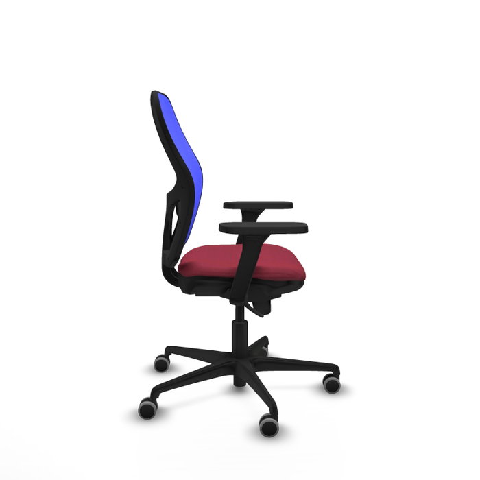 PIQUERAS Y CRESPO Silla de oficina Jorquera Granate y Azul PIQUERAS Y CRESPO Silla de oficina Jorquera Granate y Azul