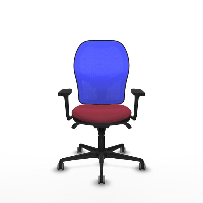 PIQUERAS Y CRESPO Silla de oficina Jorquera Granate y Azul PIQUERAS Y CRESPO Silla de oficina Jorquera Granate y Azul