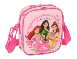 Bolso Bandolera Disney Princess Rosa 16 x 18 x 4 cm