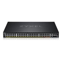 Zyxel Switch Gestionado XGS2220-54FP, 48 Puertos Gigabit PoE/PoE+ (40+8), 2 Puertos 10G PoE++, 960W, Layer 3, 6 Puertos Uplink 10G (4x SFP+), Conmutador de Red