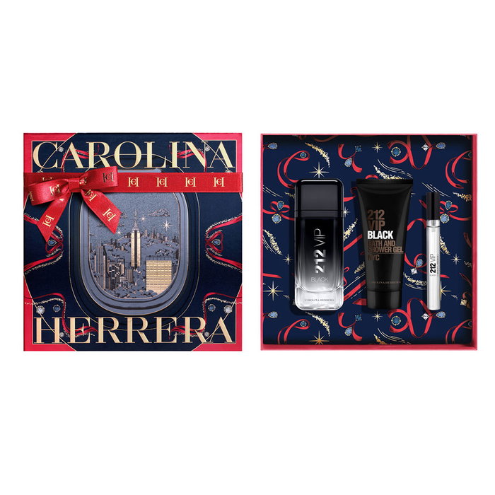 Carolina Herrera 212 VIP BLACK Set de 3 piezas con Eau de Parfum y Gel de Baño Carolina Herrera 212 VIP BLACK Set de 3 piezas con Eau de Parfum y Gel de Baño