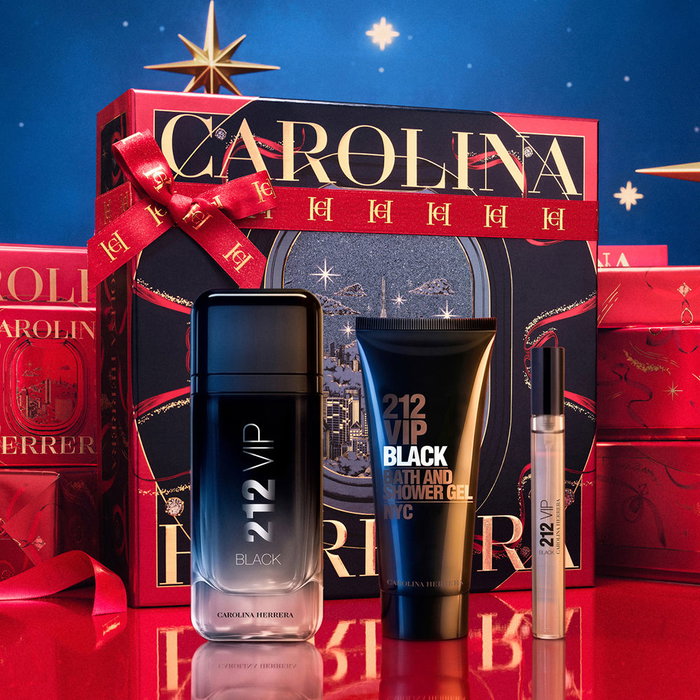Carolina Herrera 212 VIP BLACK Set de 3 piezas con Eau de Parfum y Gel de Baño Carolina Herrera 212 VIP BLACK Set de 3 piezas con Eau de Parfum y Gel de Baño
