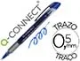 Q-connect Rotulador Roller Azul 0,5 mm