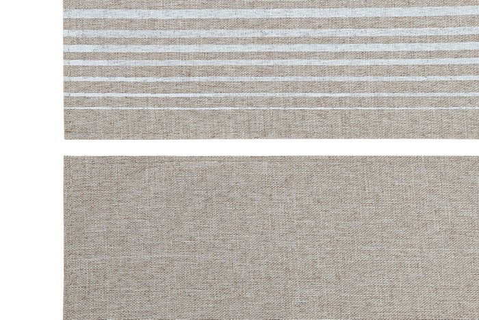 DKD Home Decor Individuales Beige Negro Poliester Lino 30x45 cm (12 Unidades) DKD Home Decor Individuales Beige Negro Poliester Lino 30x45 cm (12 Unidades)