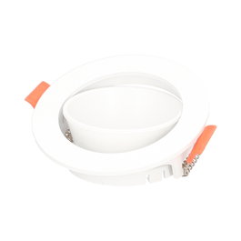 GSC Evolution Aro basculante redondo empotrable Undi anti deslumbramiento Blanco