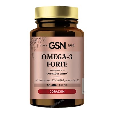 GSN Omega 3 Forte 80 Perlas GSN Omega 3 Forte 80 Perlas