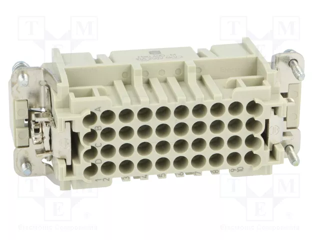 HARTING Han® D Insert Crimp Macho de 40 Pos. HARTING Han® D Insert Crimp Macho de 40 Pos.