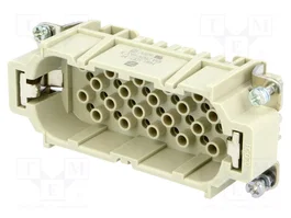 HARTING Han® D Insert Crimp Macho de 40 Pos.