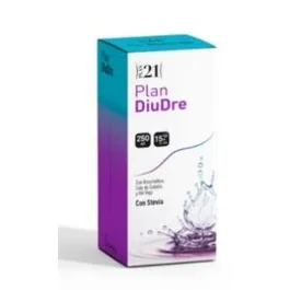 PLAMECA Plan Diudre 21 | Extracto Natural de Alcachofera, Cola de Caballo y Vid Roja | Complemento Alimenticio para el Mantenimiento del Peso | 250 ml