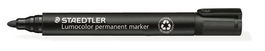 Marcador Permanente Staedtler 352 Lumocolor Conico Negro (Set de 10)