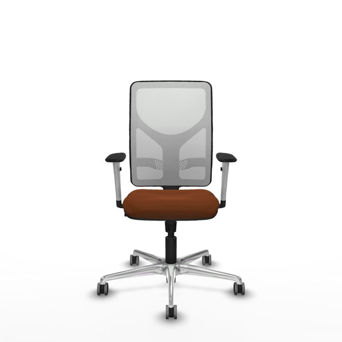 PIQUERAS Y CRESPO Silla de oficina Motilla Marrón y Blanco PIQUERAS Y CRESPO Silla de oficina Motilla Marrón y Blanco