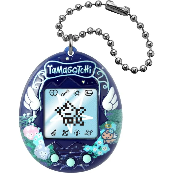Tamagotchi Angel Night Garden Mascota electrónica virtual con pantalla a color, 3 botones y juegos - TAM3296580461714