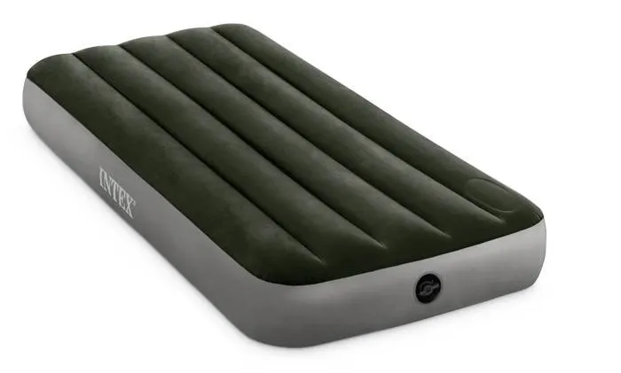 Intex Colchón de aire Downy FT 64760 de 1 plaza con inflador de pie Intex Colchón de aire Downy FT 64760 de 1 plaza con inflador de pie