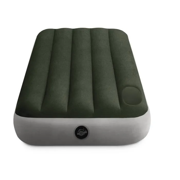 Intex Colchón de aire Downy FT 64760 de 1 plaza con inflador de pie Intex Colchón de aire Downy FT 64760 de 1 plaza con inflador de pie