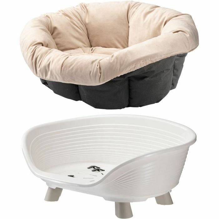 Ferplast Sofá Trono 4 con cojín - Blanco