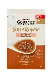 Purina Gourmet Soup Royale Salmón 30x45g
