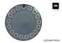 La Mediterranea Plato Almudena Azul Ø27 cm (12 Unidades)带来