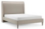 DKD Home Decor Cama Tradicional Gris Claro 223 x 135 x 196 cm